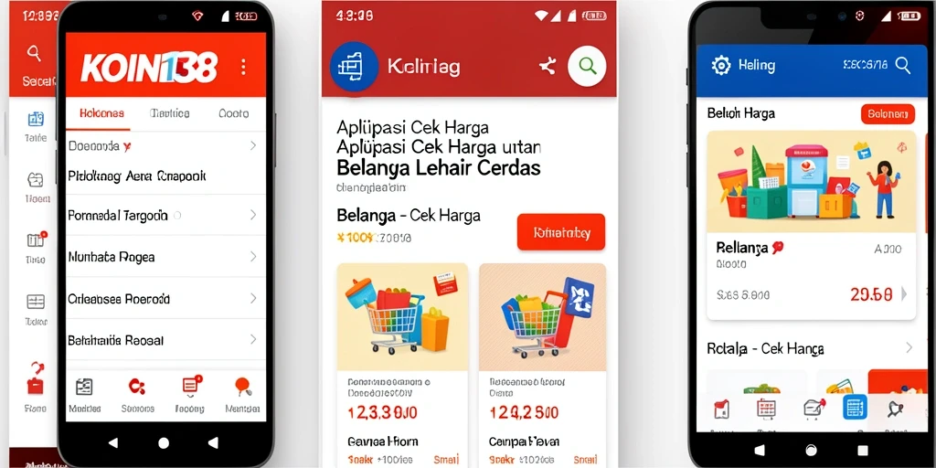 Tampilan antarmuka KOIN138 yang intuitif untuk Cek Harga.
