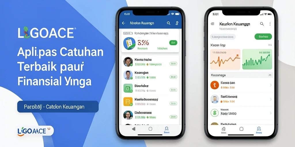 Antarmuka pengguna LGOACE yang menarik dengan fungsi Catatan Keuangan.