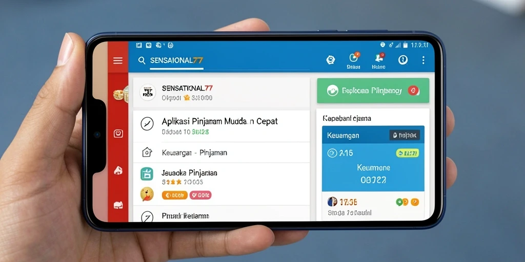 Antarmuka pengguna SENSATIONAL77 yang intuitif dan mudah digunakan.