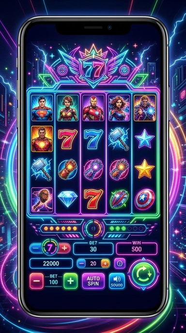 marvel77 tampilan beranda
